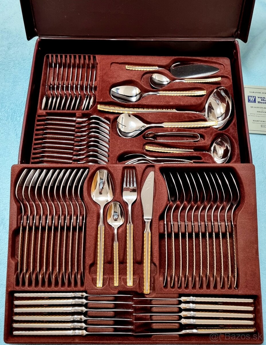 Luxusná sada príborov Van Den Hoogen Solingen - 2