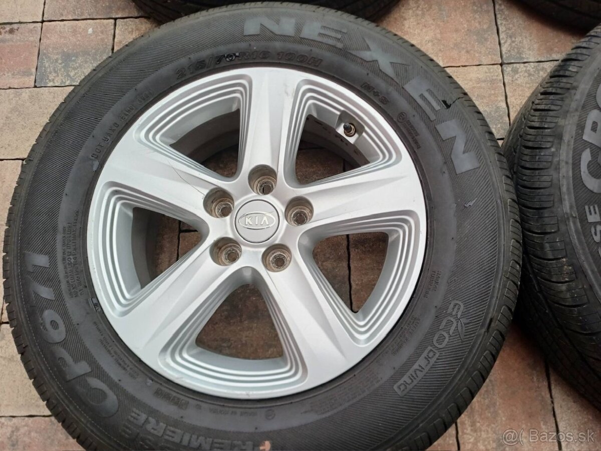 Orig.hliníkové disky Kia/Hyundai R16, 5x114,3 - 2