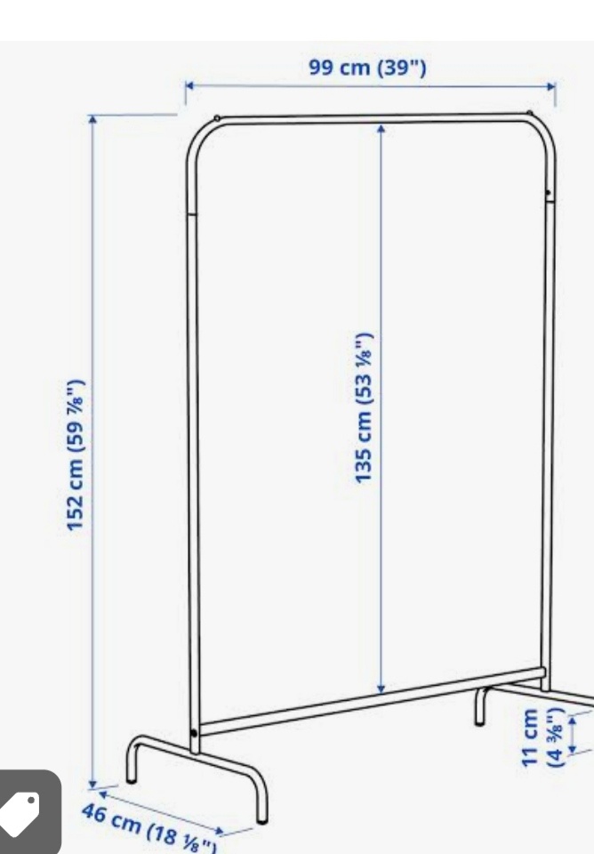 Stojany na oblečenie Ikea - 2