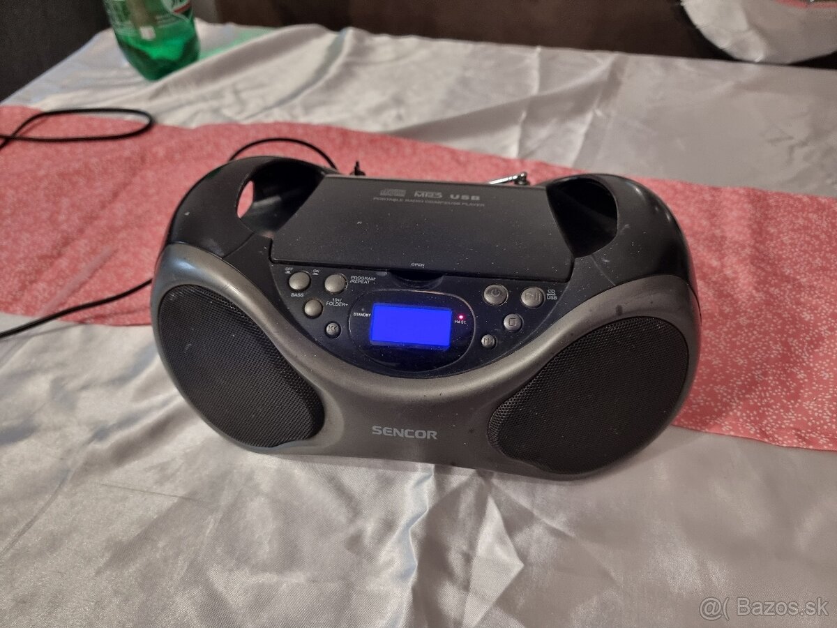 Rádio Sencor do kuchyne, na chatu, garáže FM, CD,MP3,USB - 2