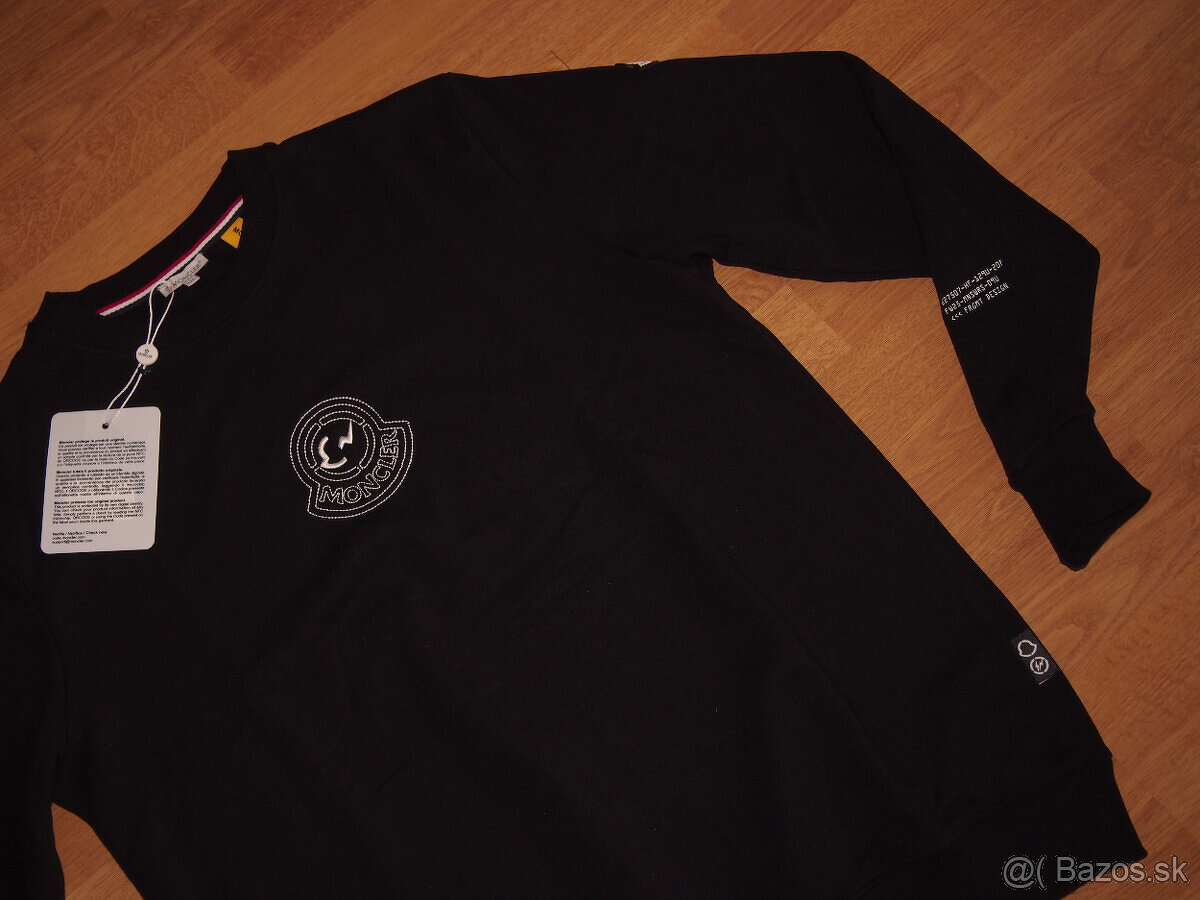 Moncler pánska mikina čierna - 2