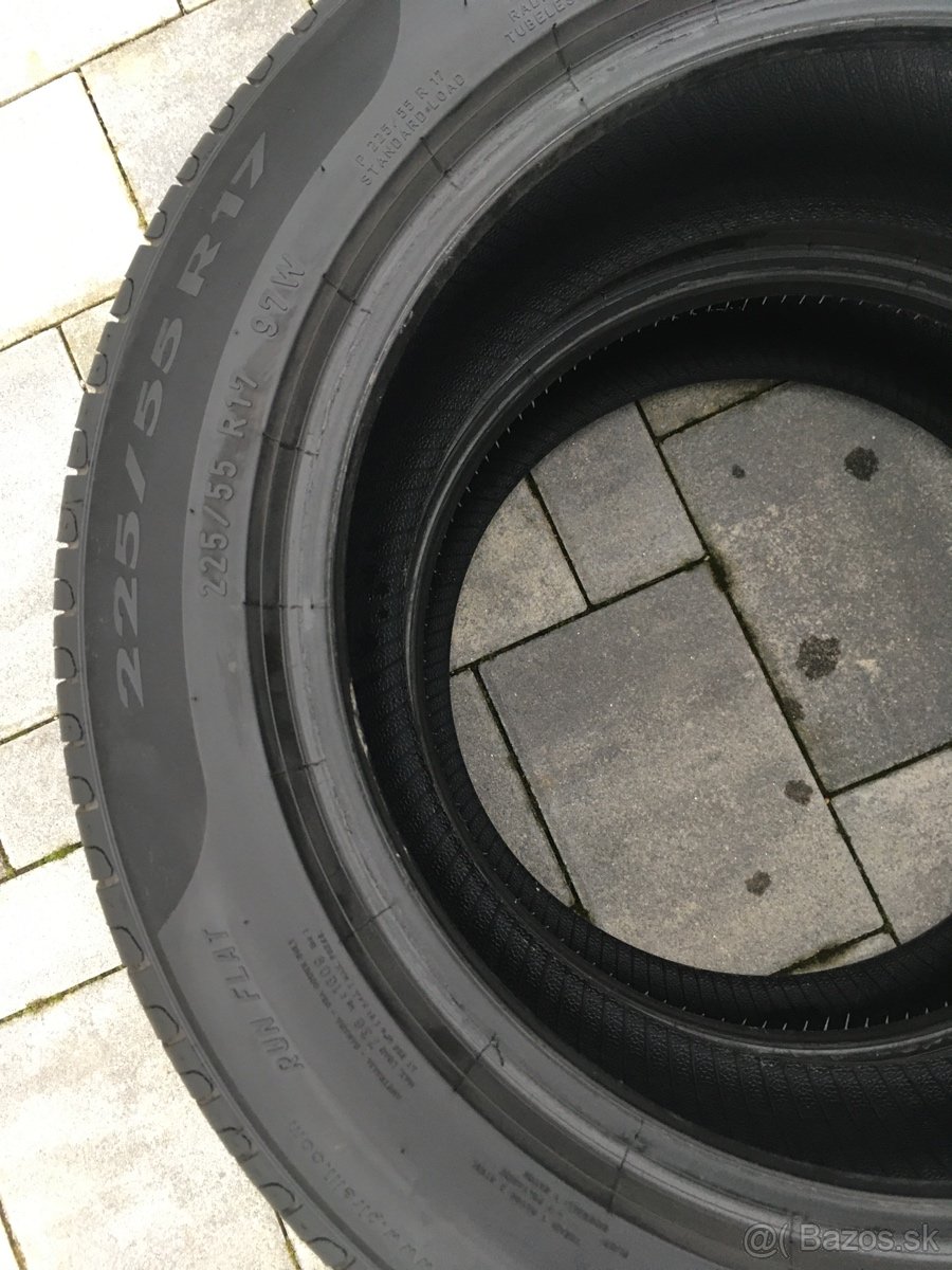 Letne pneu Pirelli P7 225 55 R17 97W Run Flat 08/20 7 mm - 2