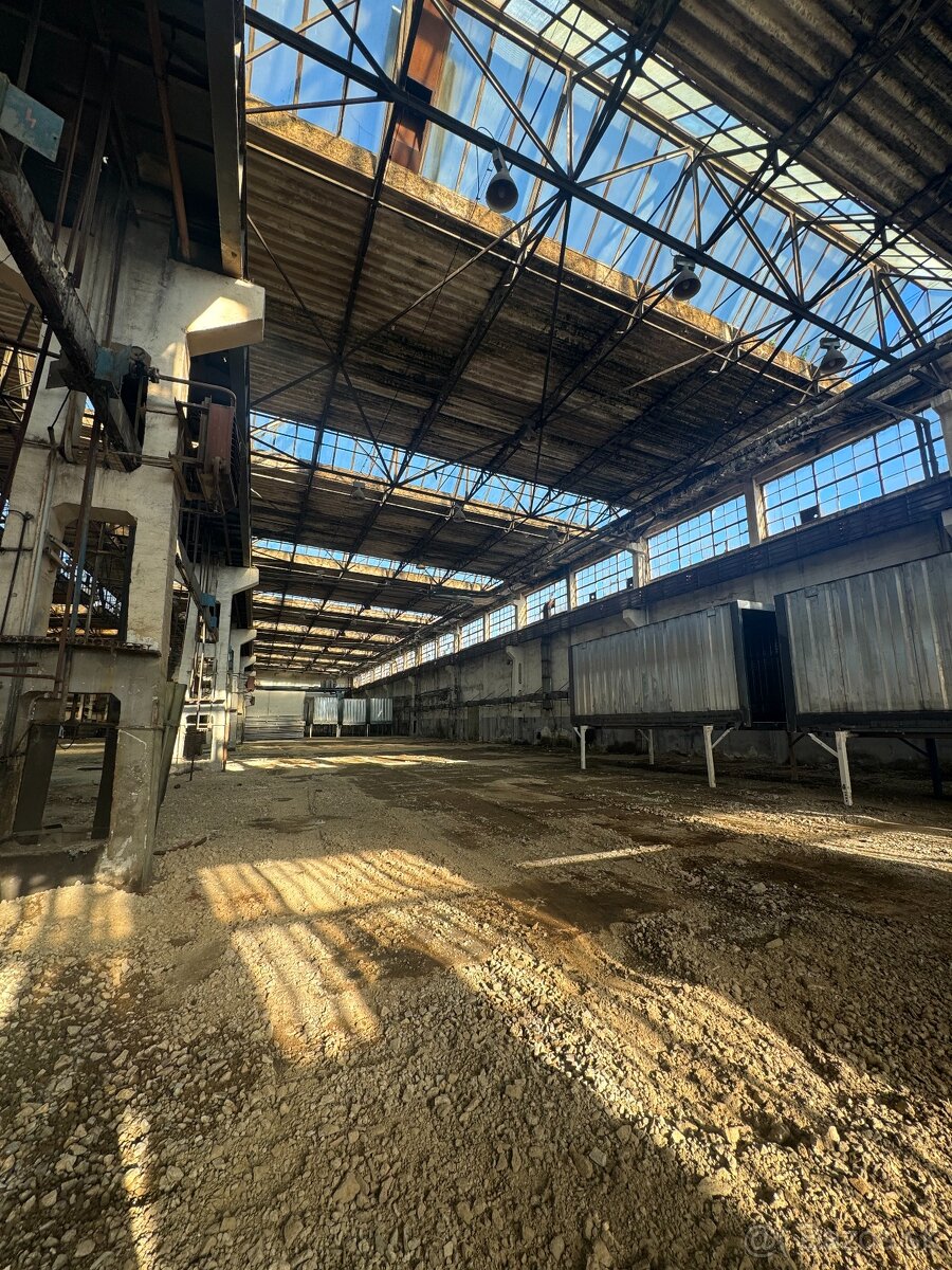 Priemyselná hala so žeriavom, - 2