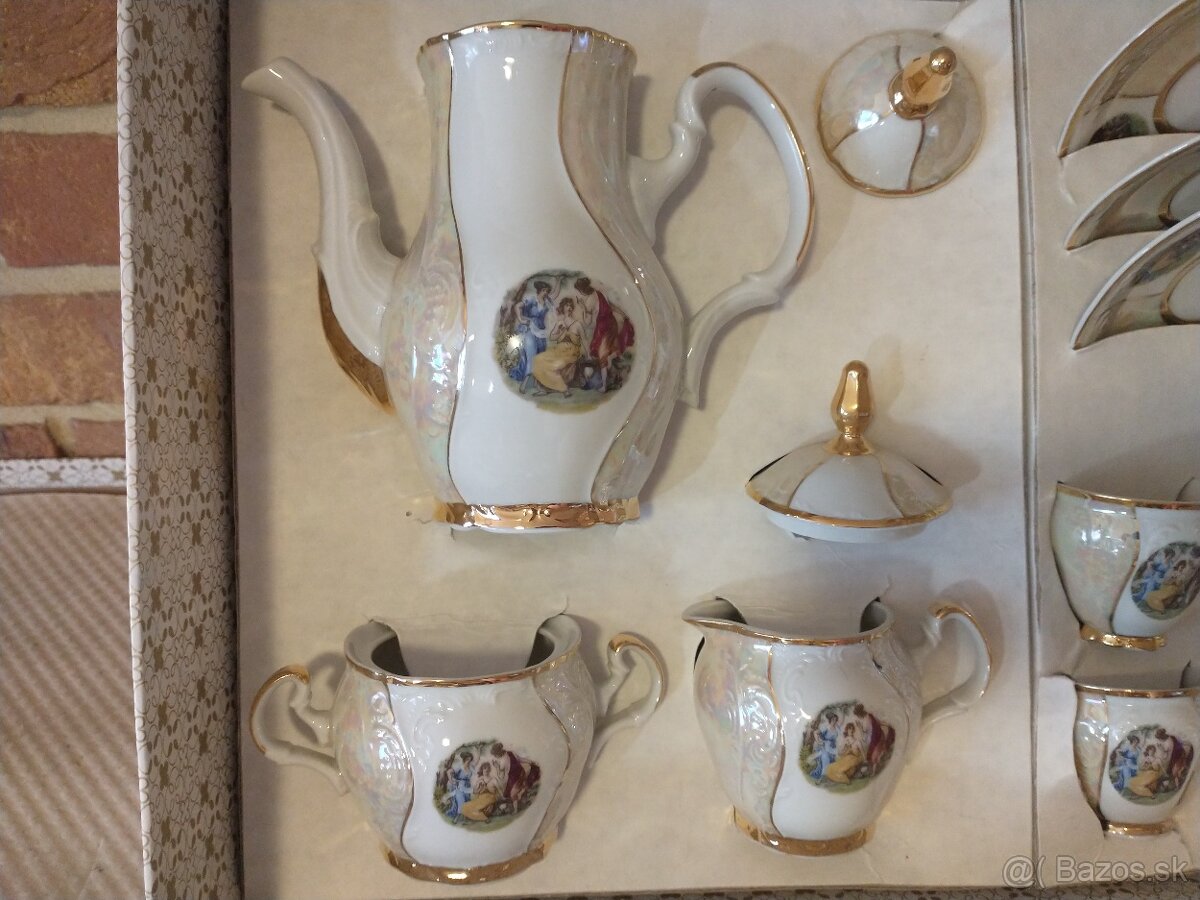 karvolarský porcelán, zlatá zuzana, štamperlíky - 2