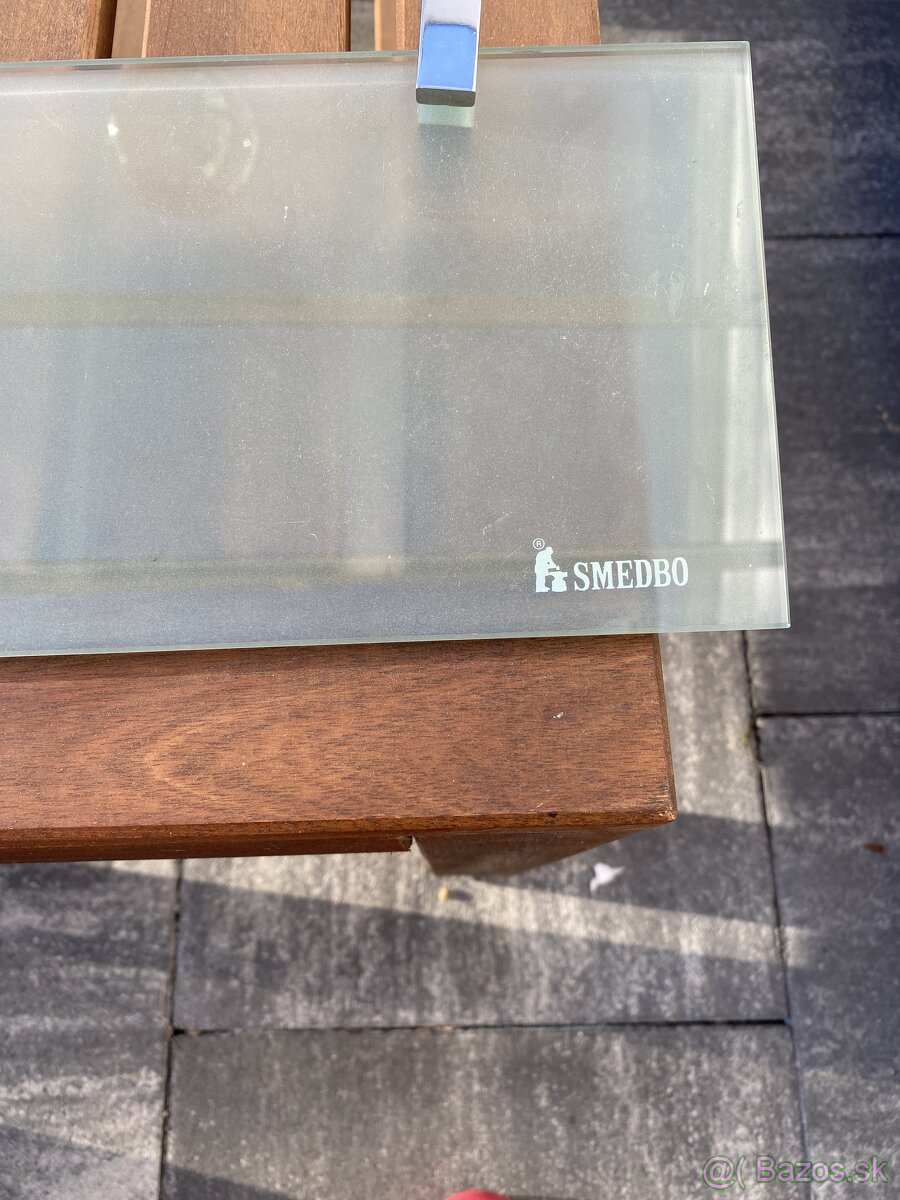 Sklenená polička zn. SMEDBO - 2