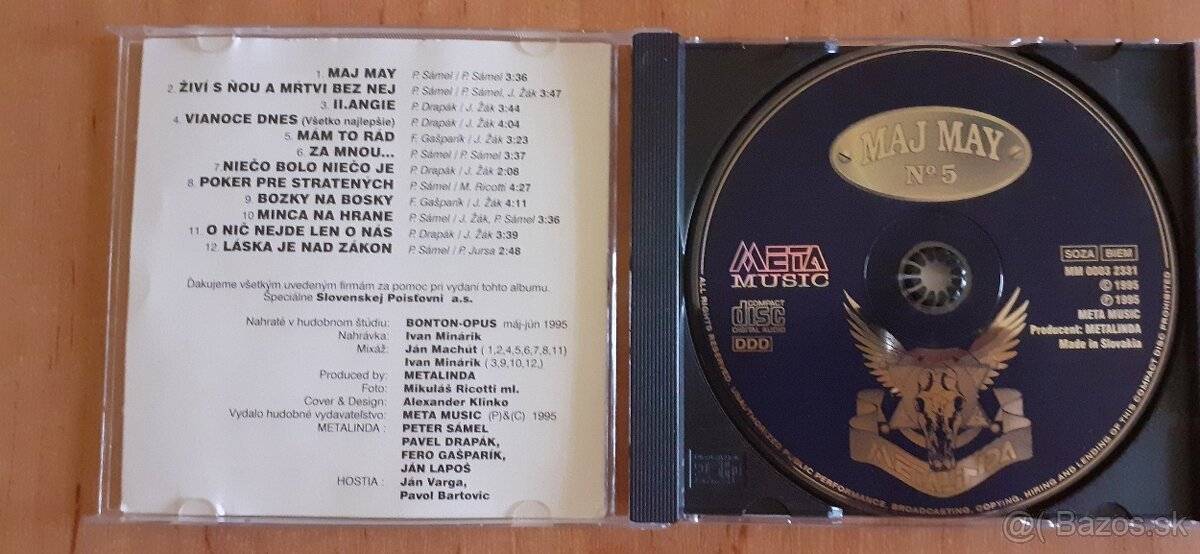 metal CD - METALINDA - Maj May No 5 - 2