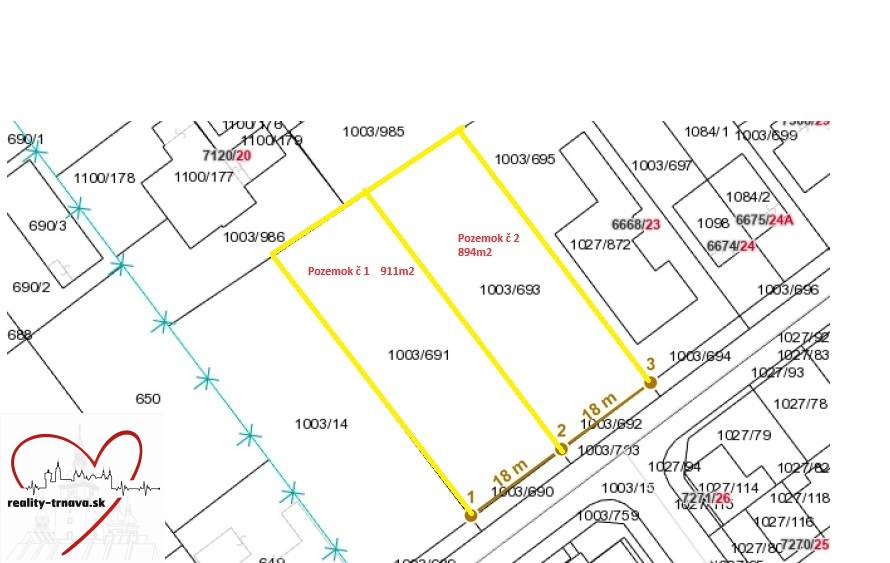 Predaj pozemku na bývanie, Poľná, Poľná, Trnava - 2