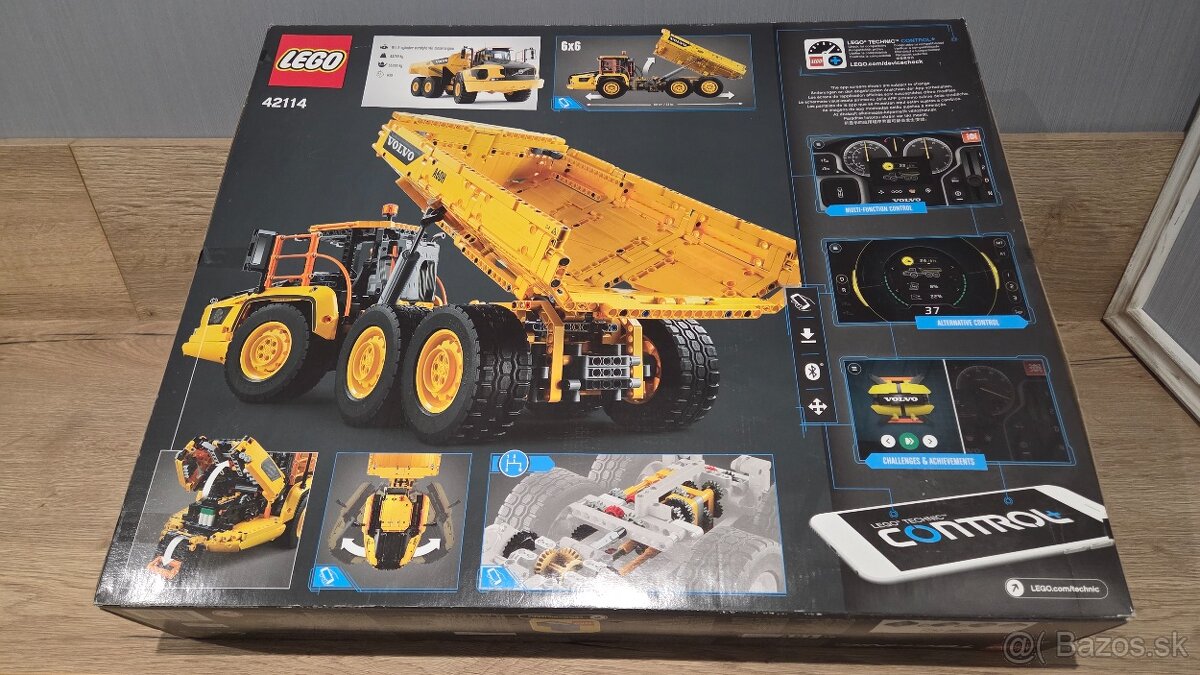 LEGO TECHNIC 42114 Kĺbový dumper Volvo 6x6 - 2