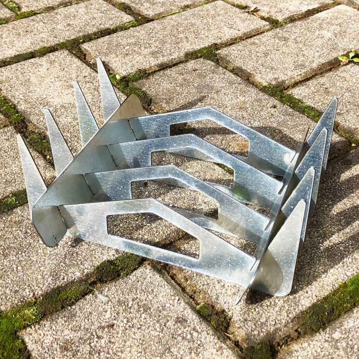 Držiak šetrič na brikety RUF do krbu - 2