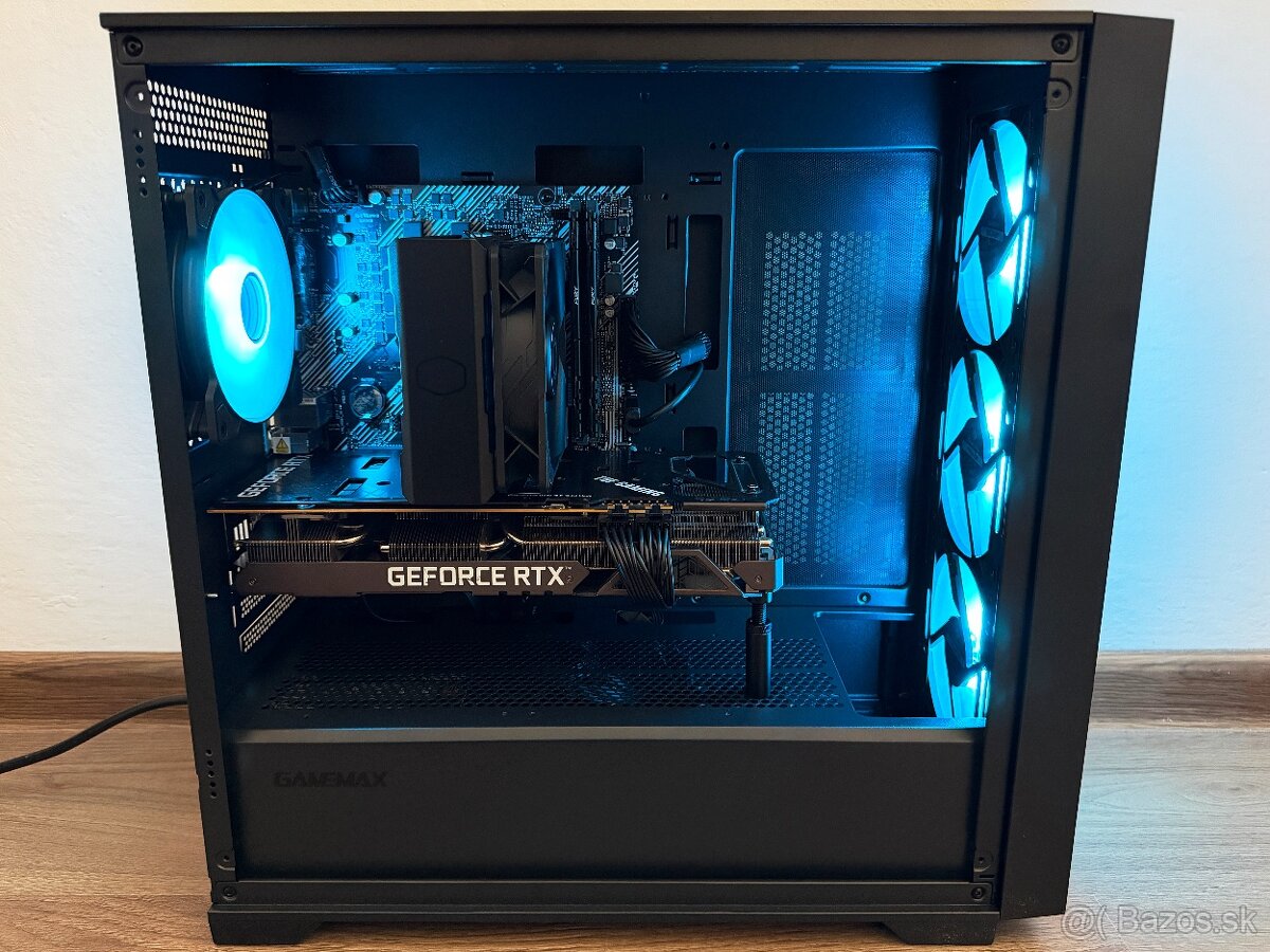PREDÁM HERNÝ PC - R7 5700X,RTX 3070 8GB,16GB DDR4,500GB SSD - 2