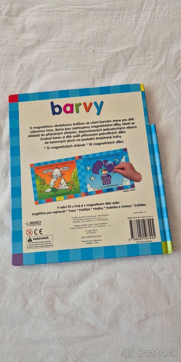 Magnetická knižka Barvy a Magnetická hra Autá - 2