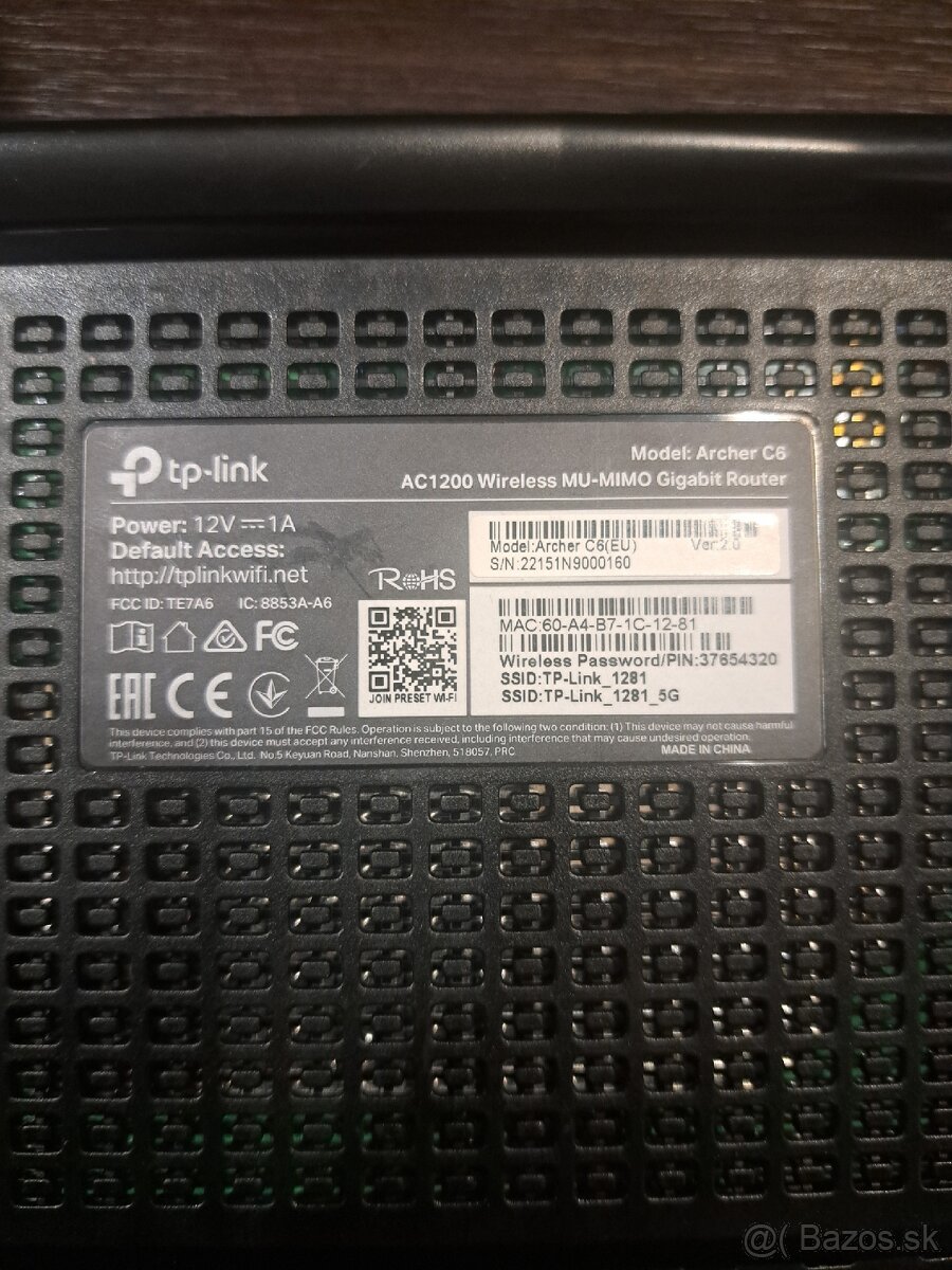 Ruter tp link AC1200 - 2