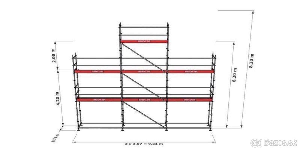 Lešenie Layher Allround - 2