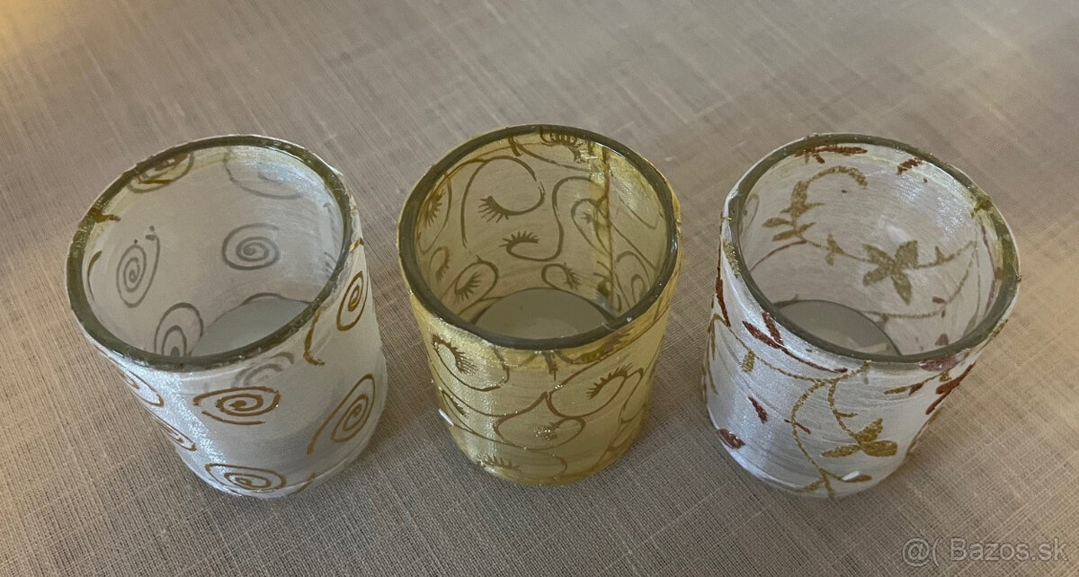 Nádobky na sviečky - 2