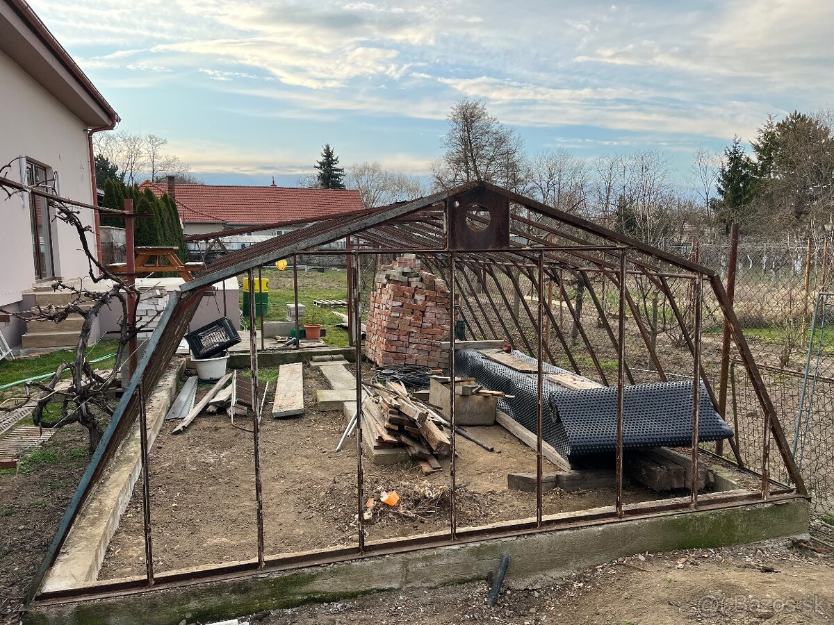 Konštrukcia na skleník 6x4m - 2