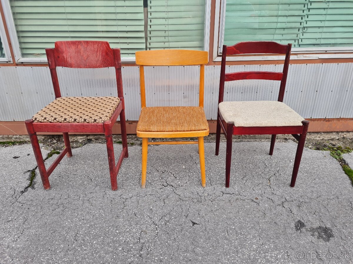 Retro Stoličky - VÝPREDAJ - 2