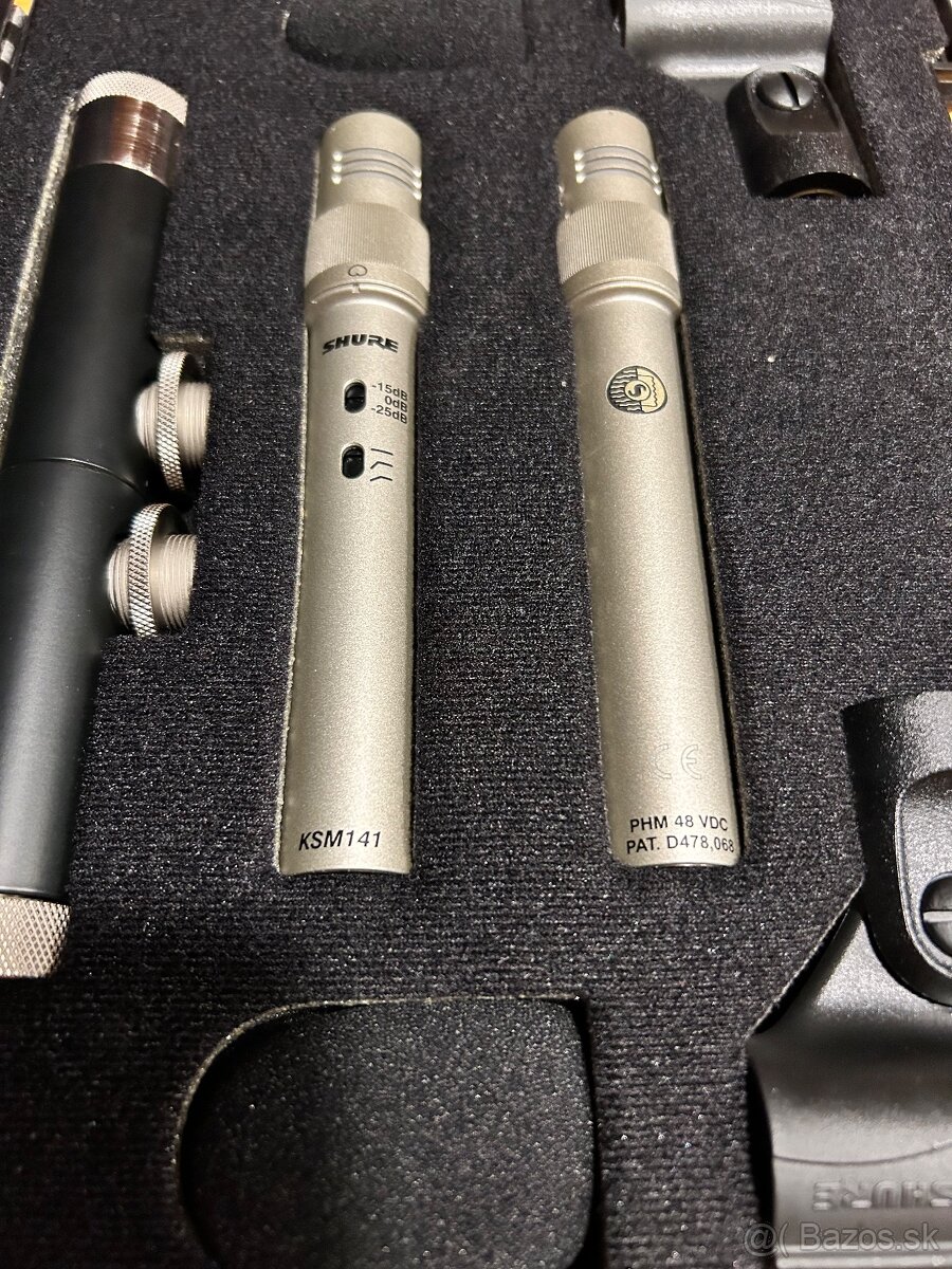 Shure KSM141/SL Stereo Pair – sada s 2 mikrofónmi - 2