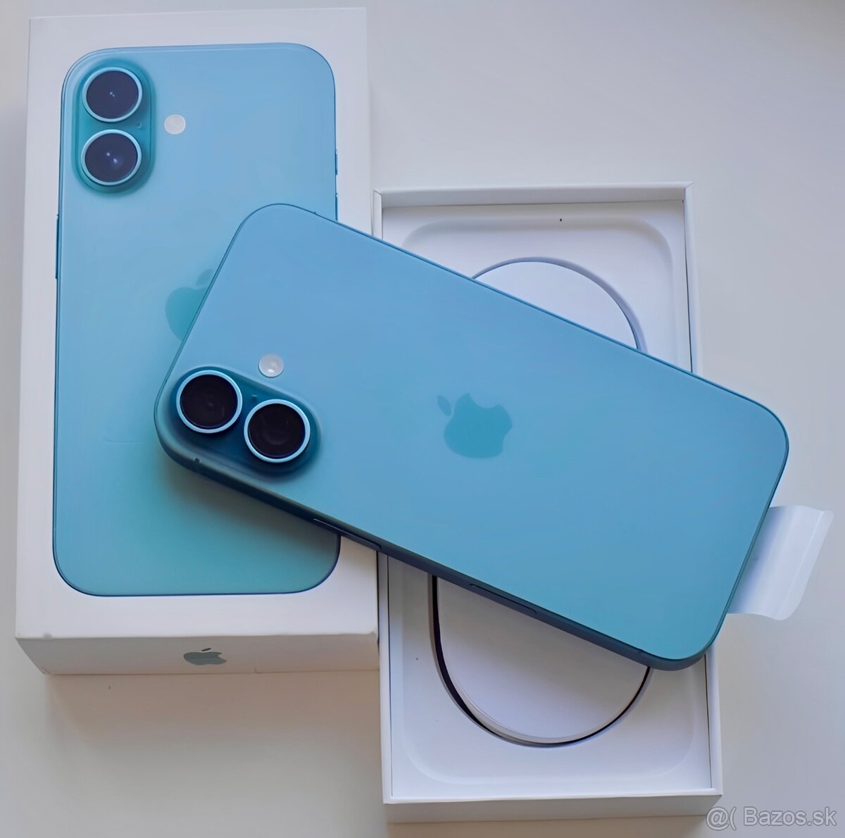 iPhone 16 Teal BATERIE 100% TOP - 2