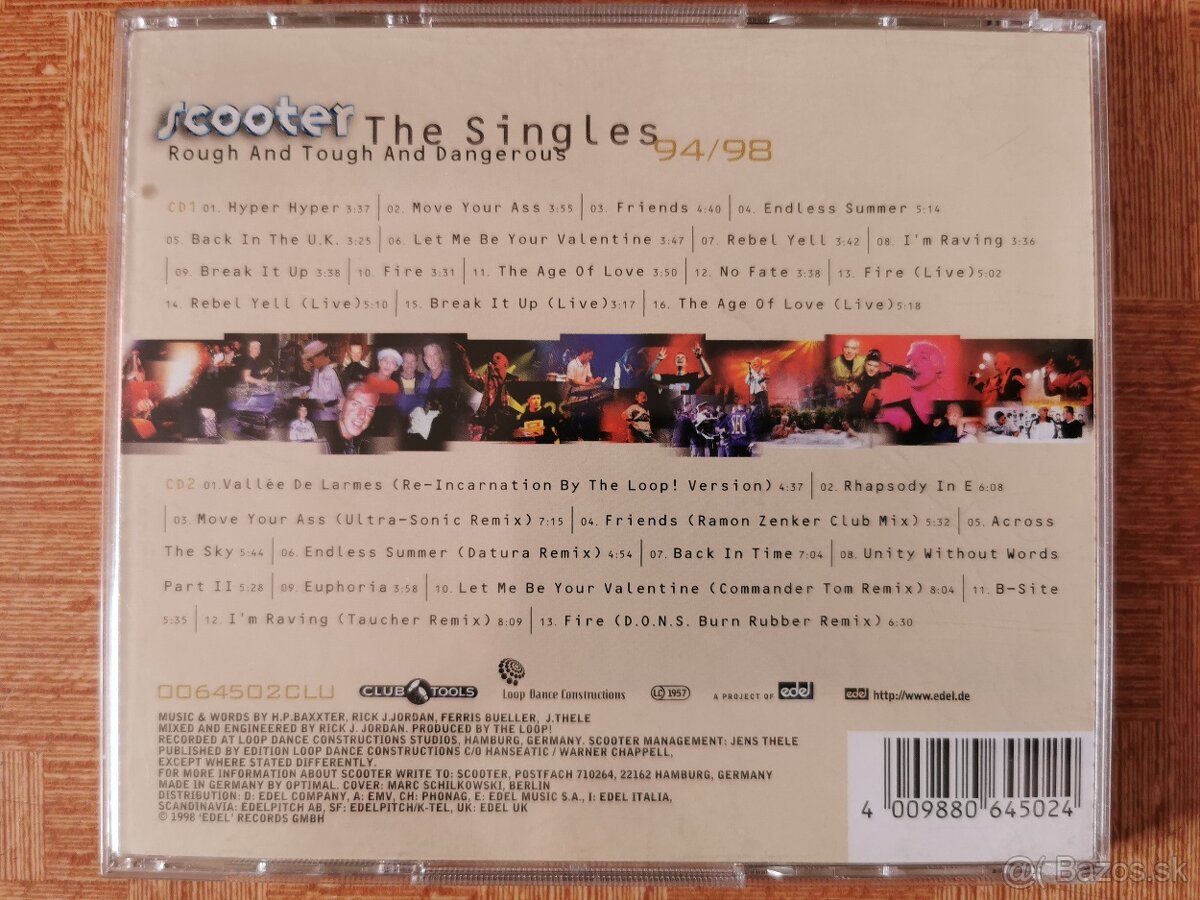 2CD SCOOTER - The singles 94/98 - 2