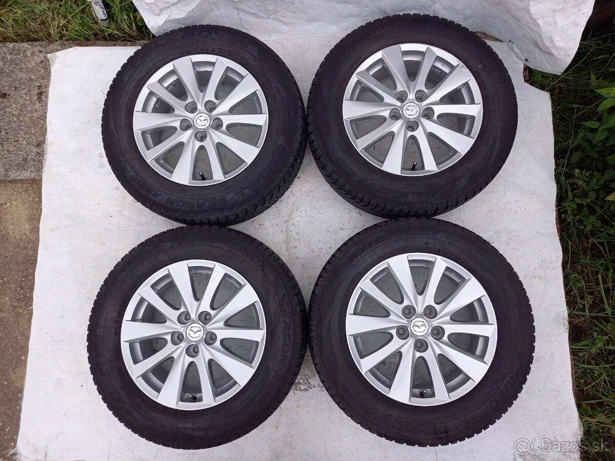 5x114.3 Originál Mazda Top Stav Pneu 225 65 R17 ZIMNÉ - 2