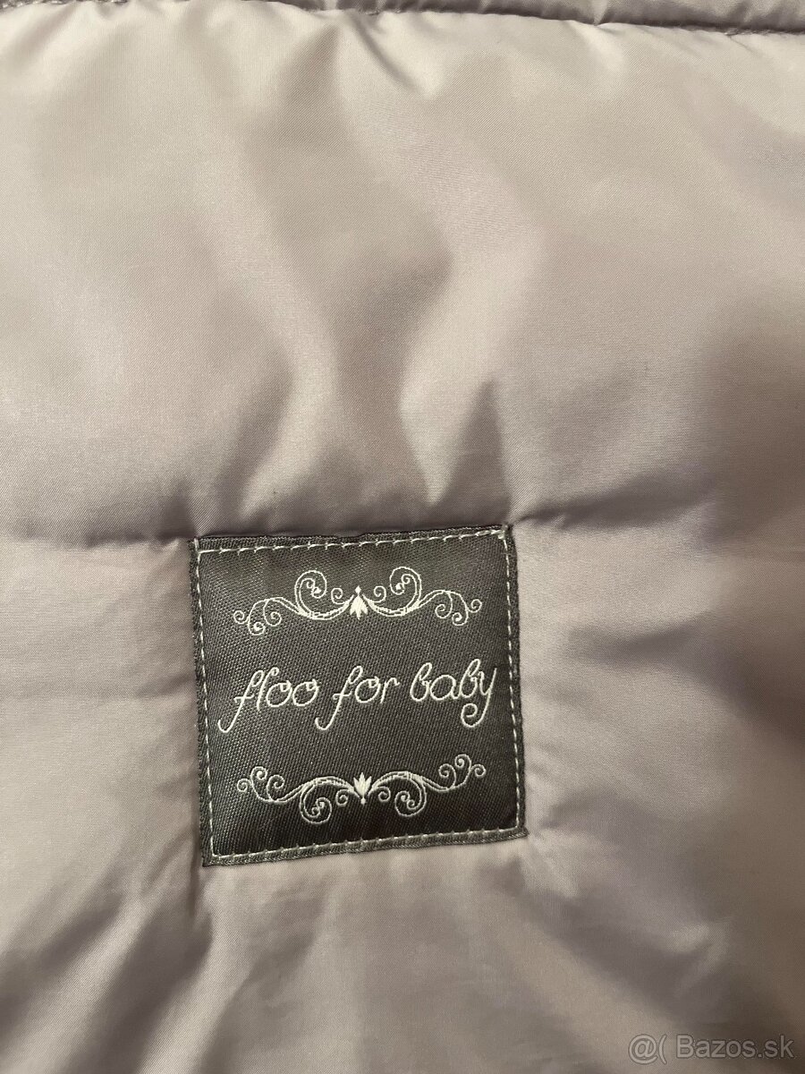 Fusak s kožušinou, Floo for baby, sivý - 2