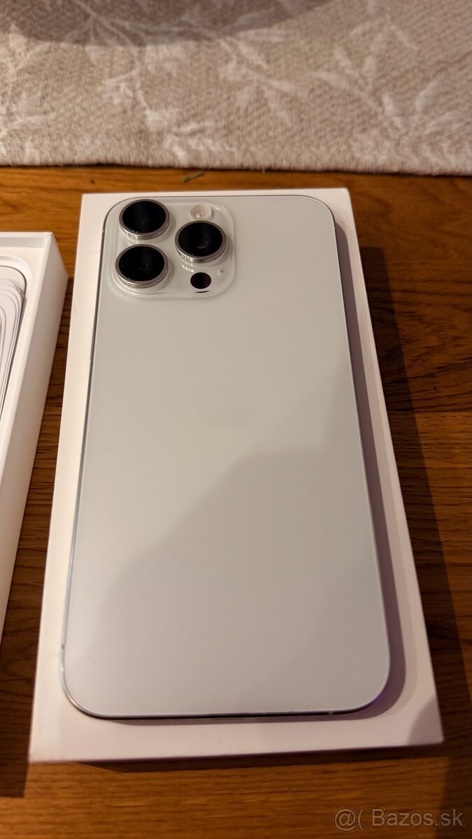 Iphone 15 pro max 256gb, biely titán - 2
