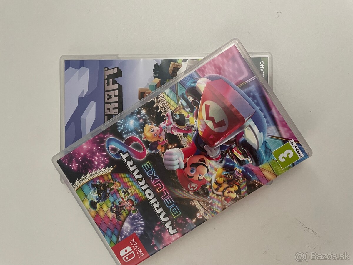 2 hry na nintendo switch(Minecraft,Mario kart deluxe) - 2