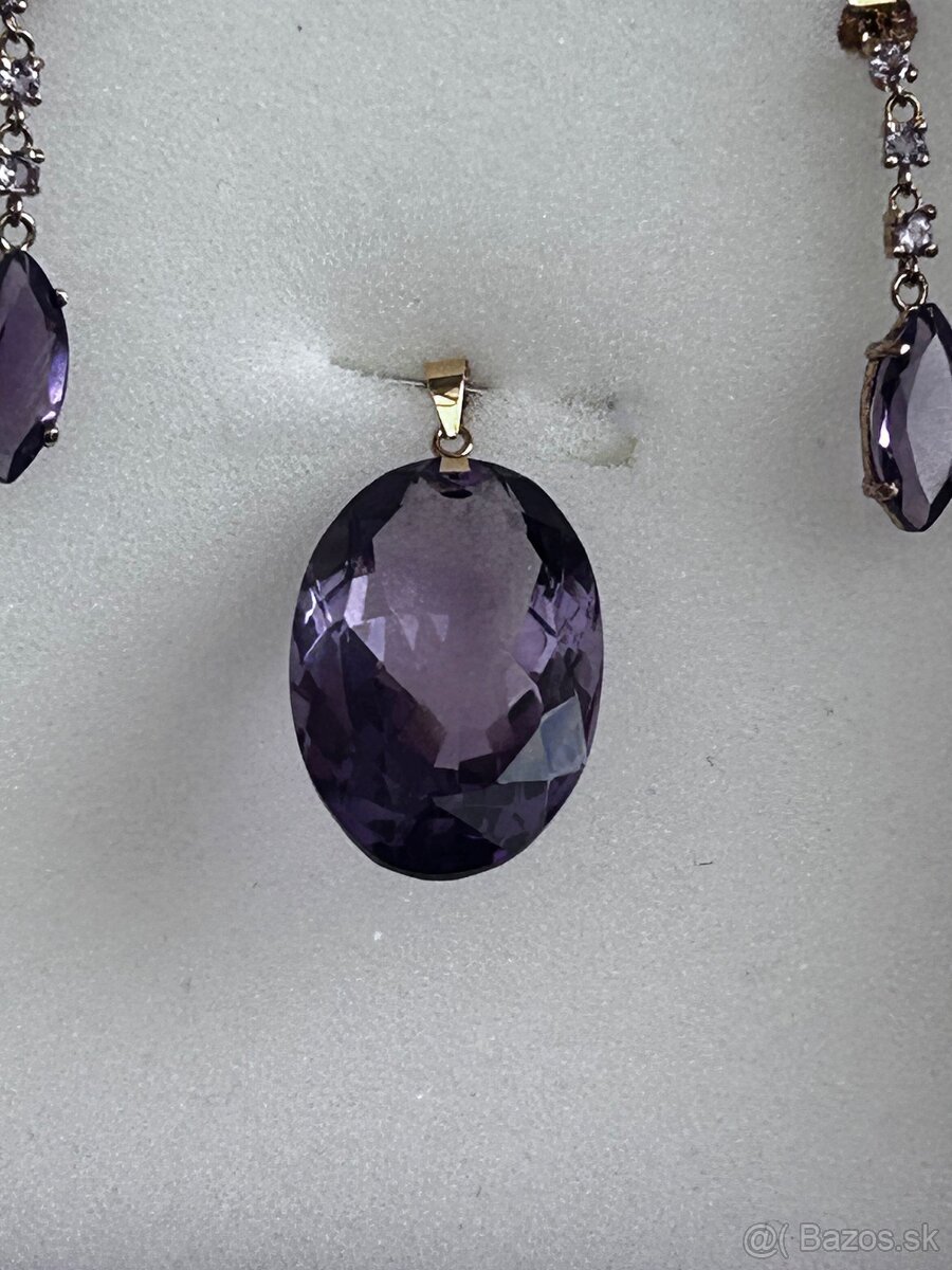 Zlatá súprava Ametyst - 2