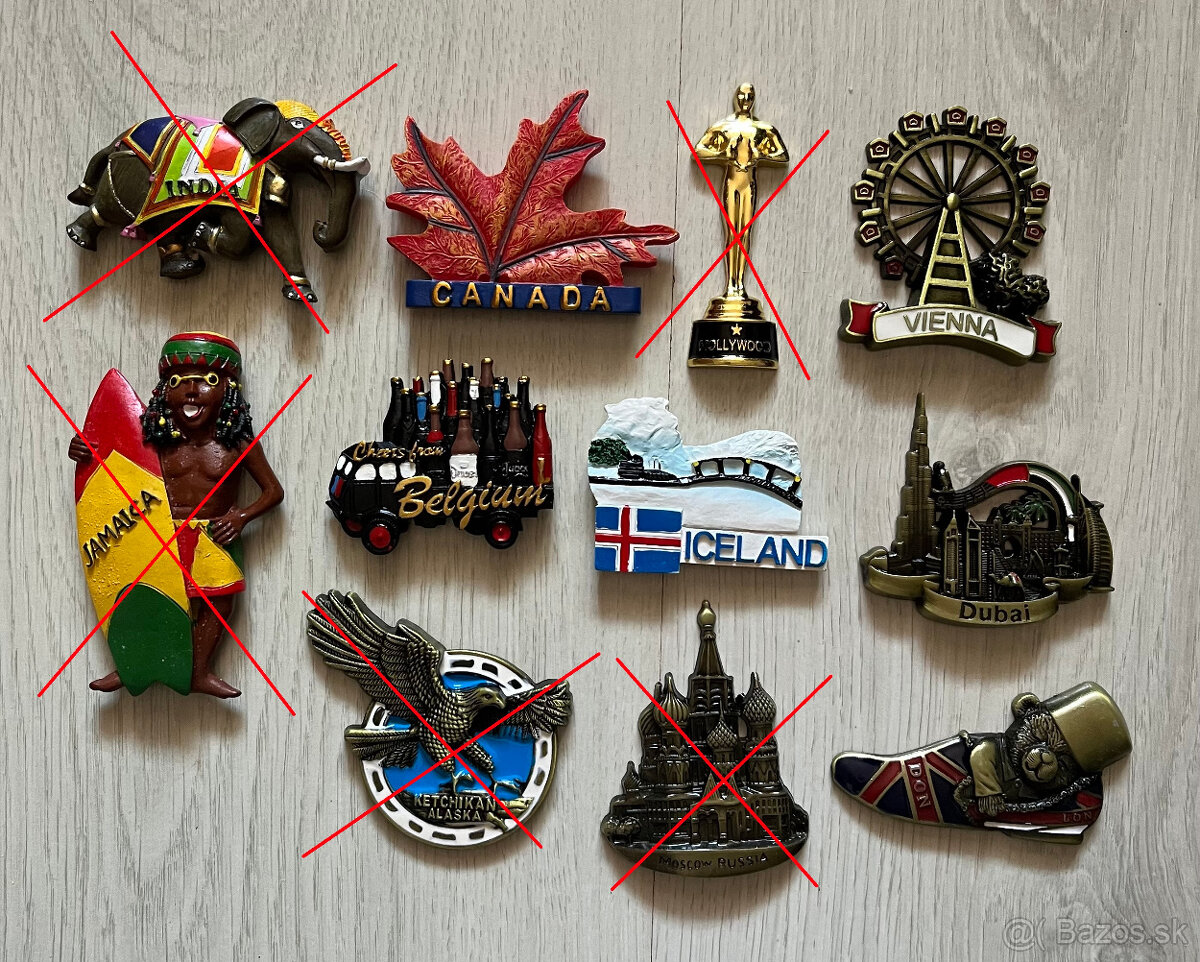 Exkluzívne zberateľské magnetky - 2