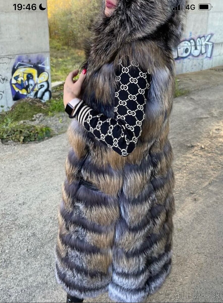 Kožušinová vesta z líšky pravej - 2