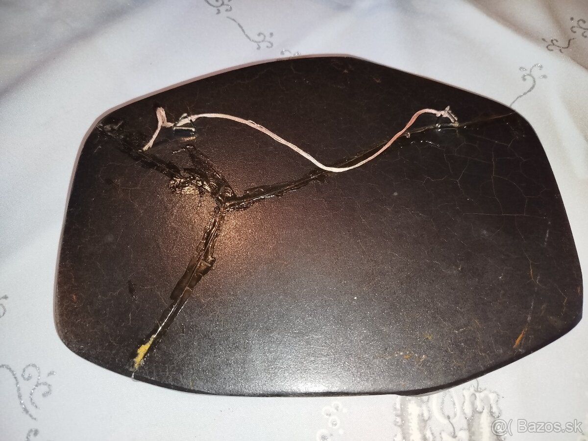 Drevený dekoračný tanier praha - 2