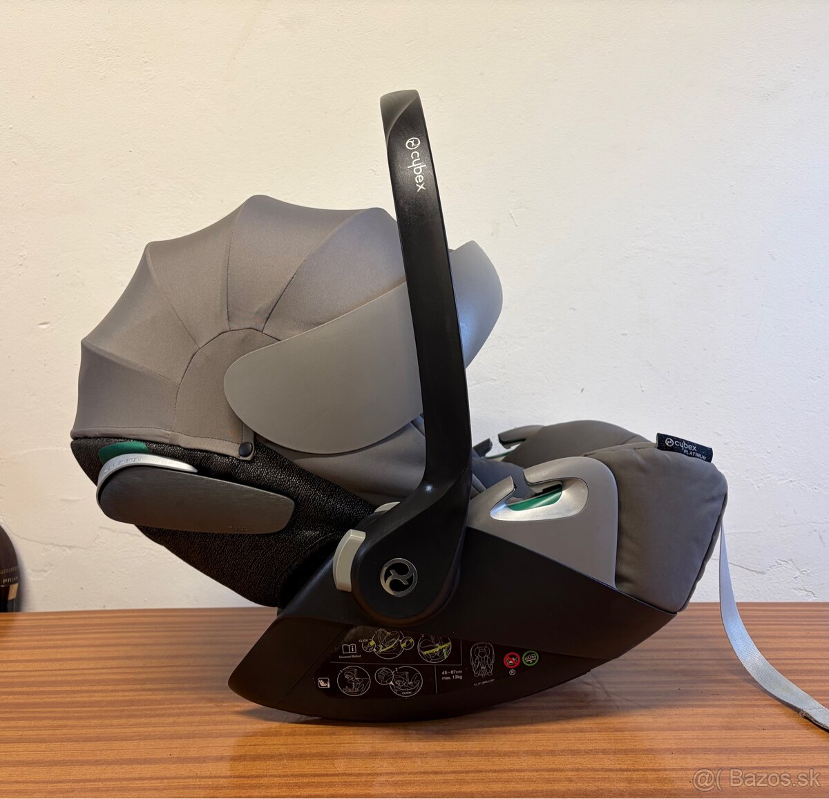 Polohovateľná autosedačka Cybex Cloud Z2 i-Size sivá - 2