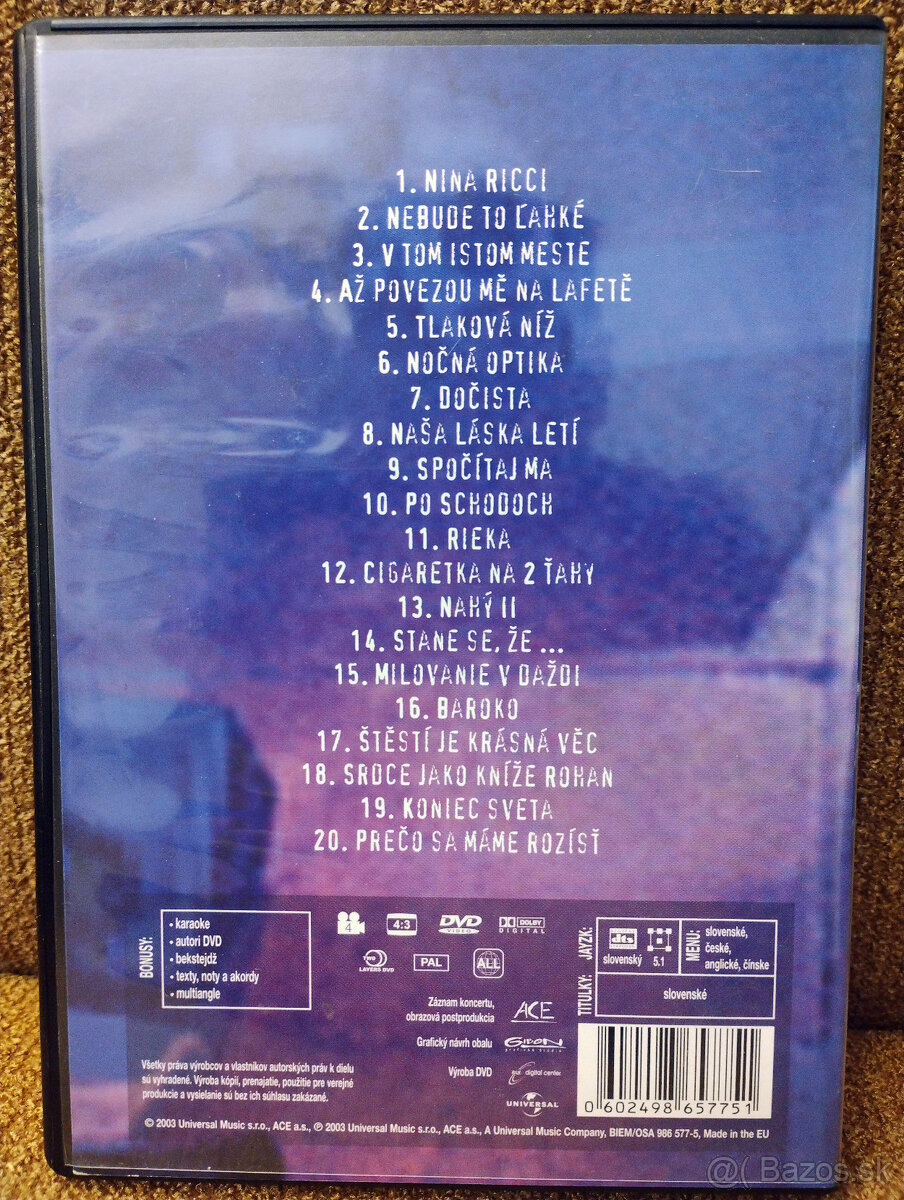 DVD koncert Richard Müller - (Lucerna Praha) - 2