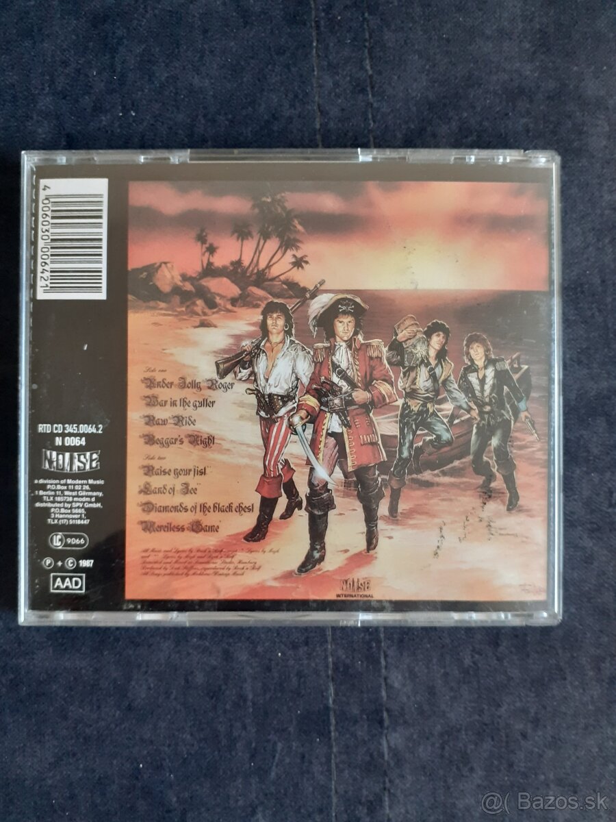 Predám originál CD Running Wild-Under Jolly Roger 1987 - 2