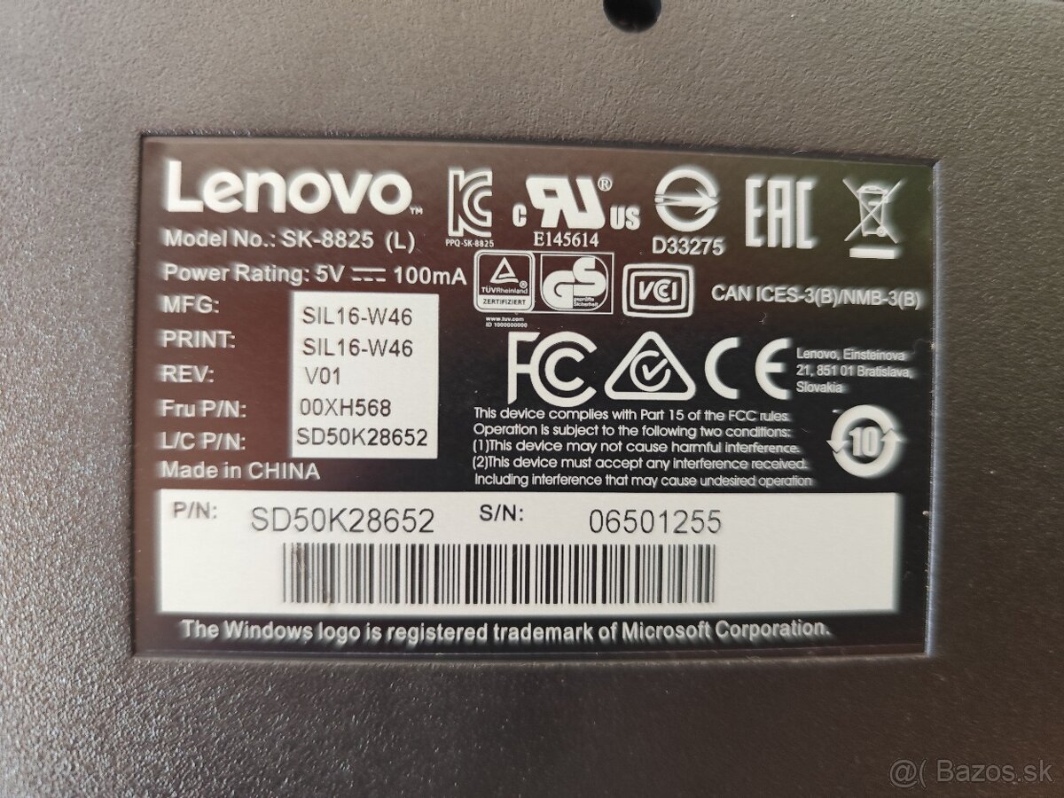 Klávesnica Lenovo - 2