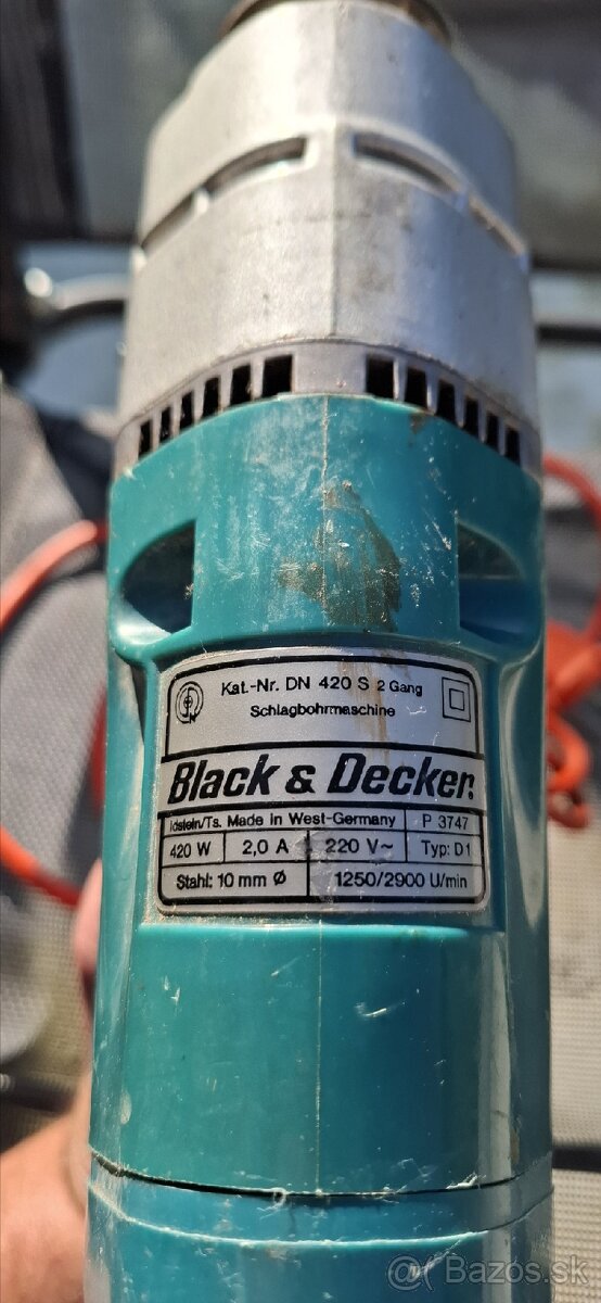 Stara vŕtačka black a decker - 2