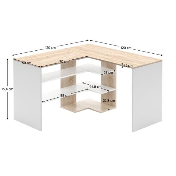 Rohový PC stôl. - 2