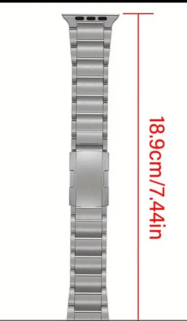 Titanový remienok na Apple Watch Ultra (aj 46, 45 mm) - 2