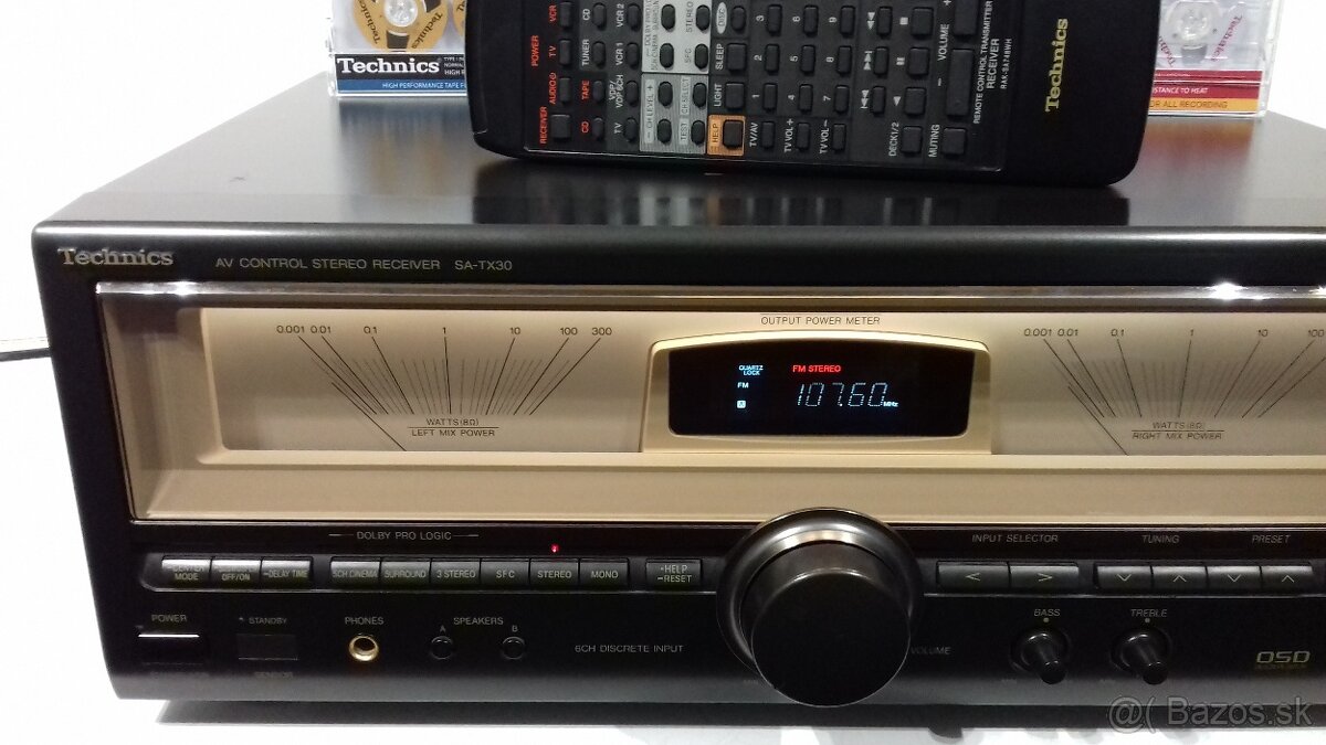 280W zosilnovac+tuner= Receiver TECHNICS SA-TX30 JAPAN, AR09 - 2