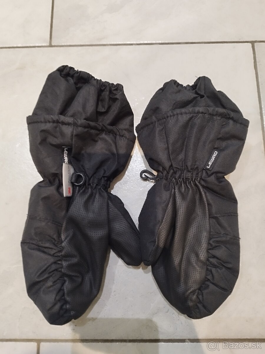 Detské zimné rukavice - palčiaky, 6-7r. - 2