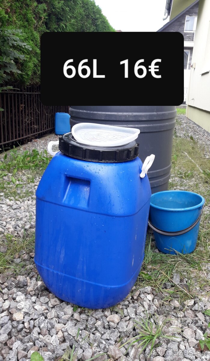 Predam sudy plastove 230L - 2