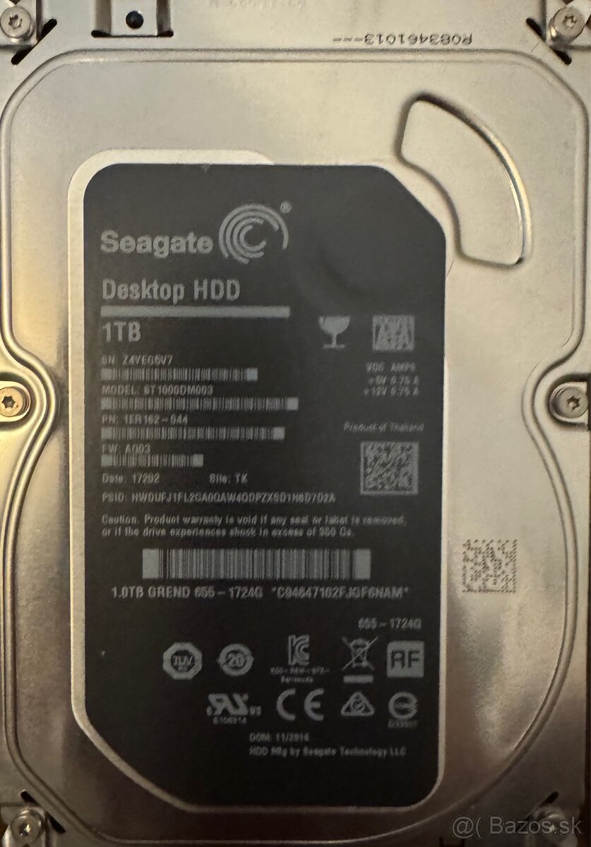 Predám HDD 2TB / 750GB/ 500GB / 1TB - 2