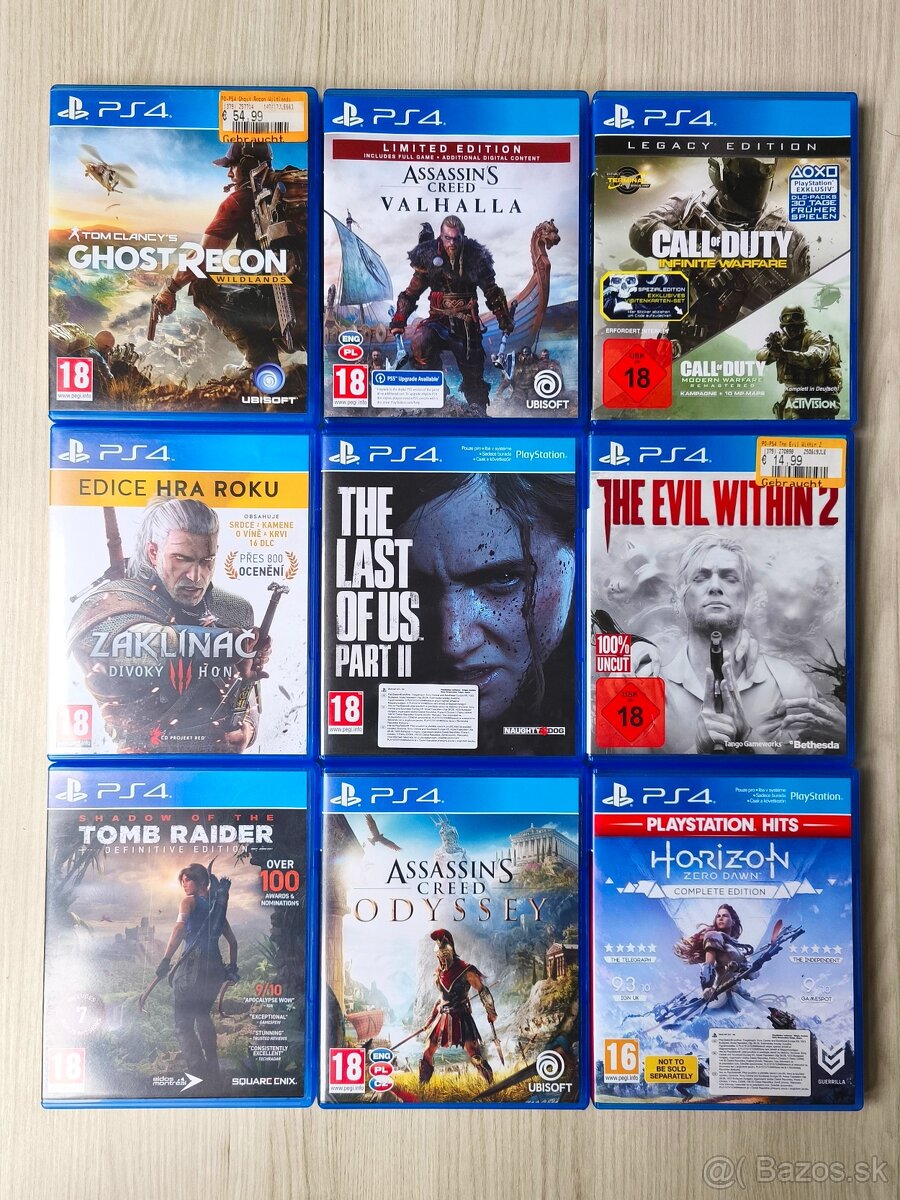 🕹️ Playstation 4 hry - PS4 Hry 🕹️ - DVD, Pro 4k s obalmi - 2