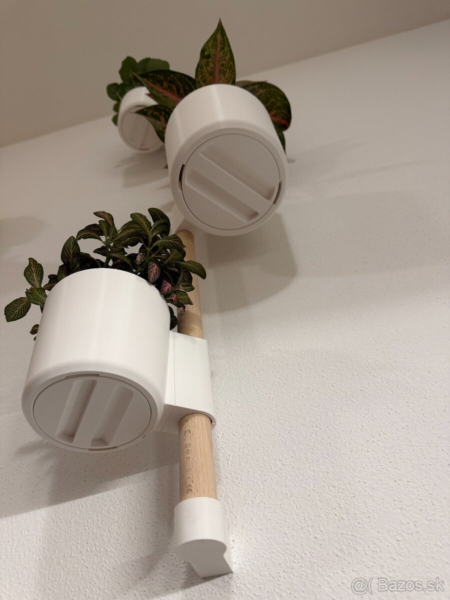 Závesný systém kvetináčov na stenu - 2