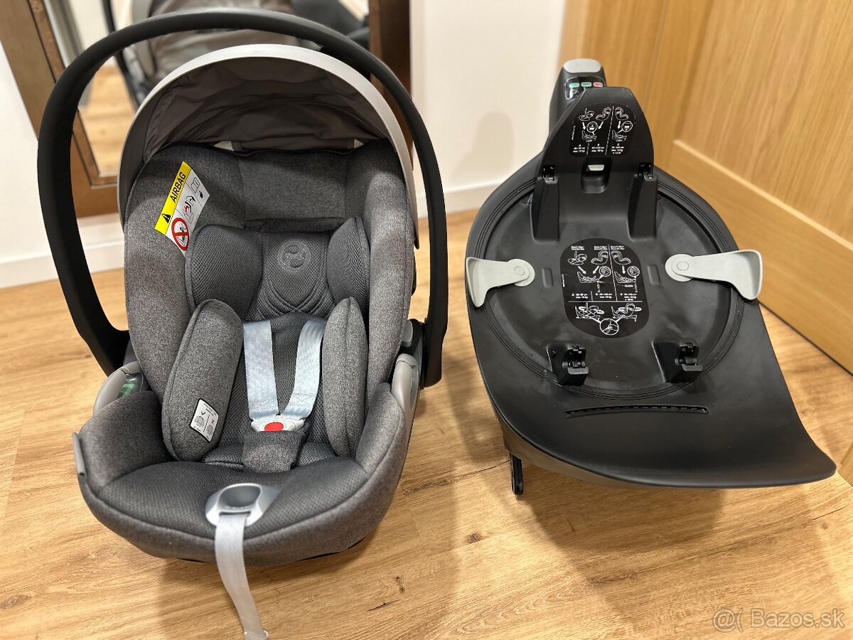CYBEX Autosedačka Cloud T i-Size (0-13 kg) Plus Mirage Grey - 2