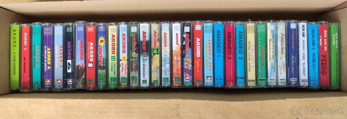 Zbierka nerozbalených magnetofónových kaziet 1. časť. - 2