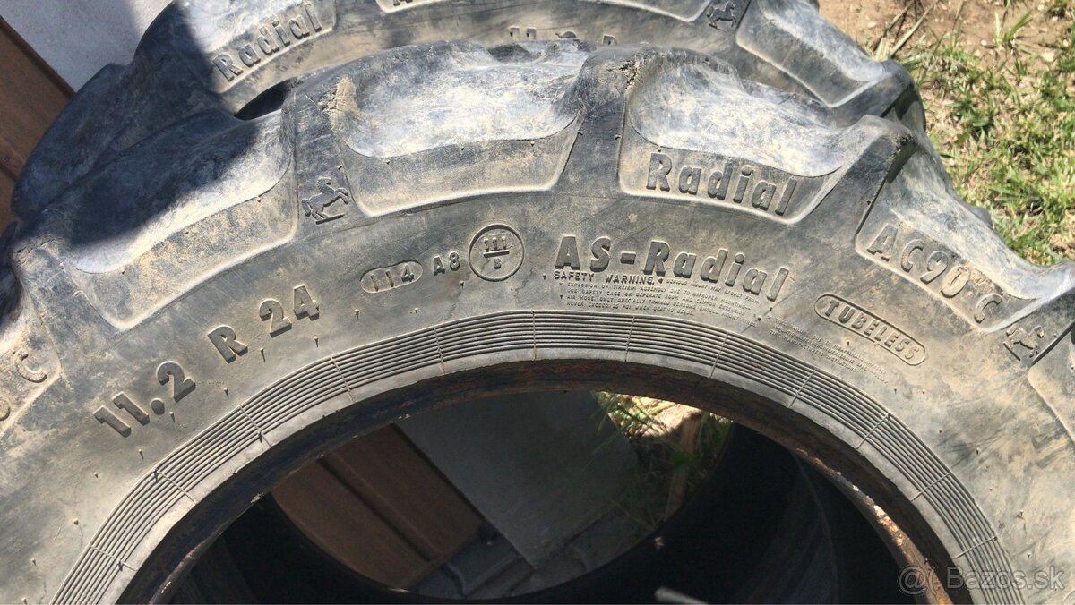 Gumy na traktor 11.2 R 24 - 2