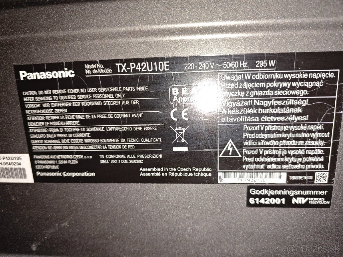 Predám plazmový TV Panasonic - 2