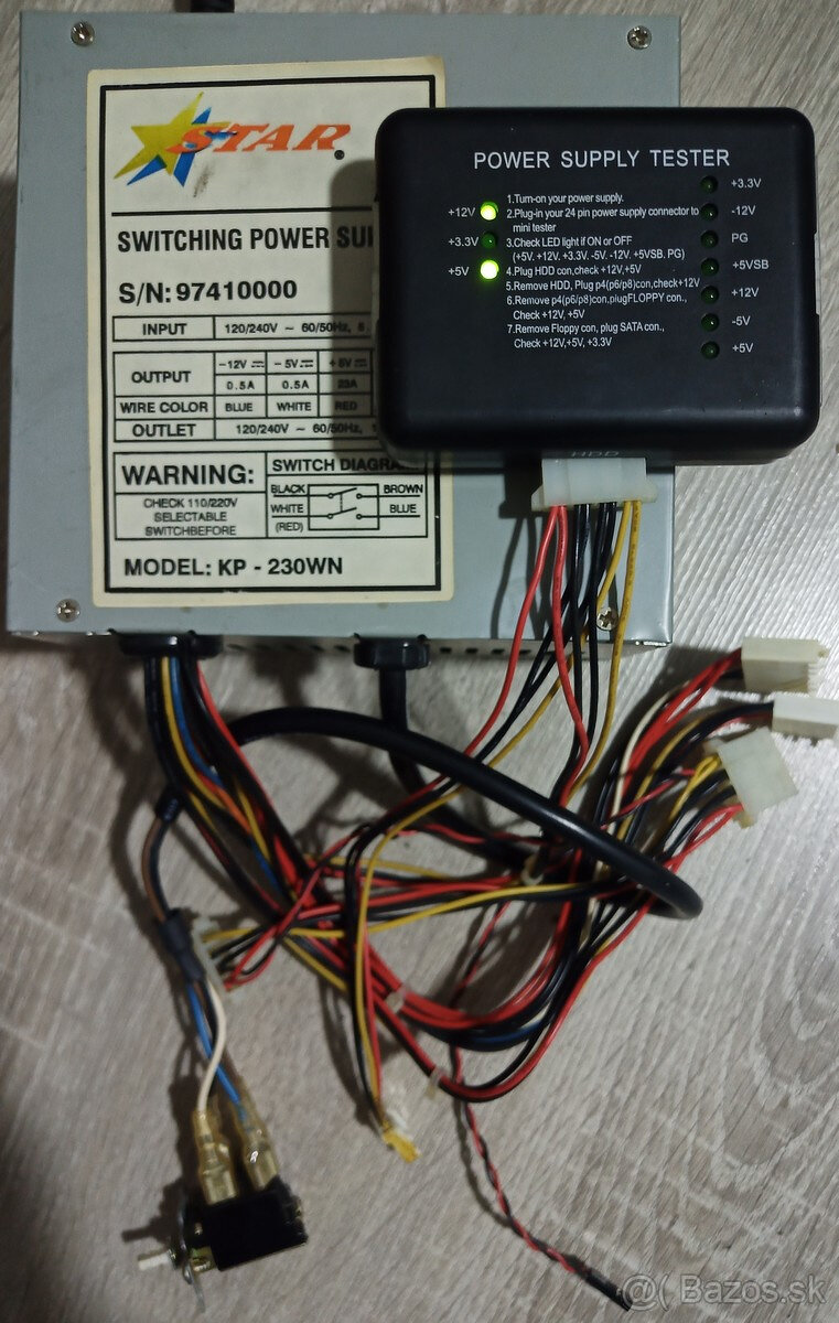 Repasované AT Zdroje 200W - 2