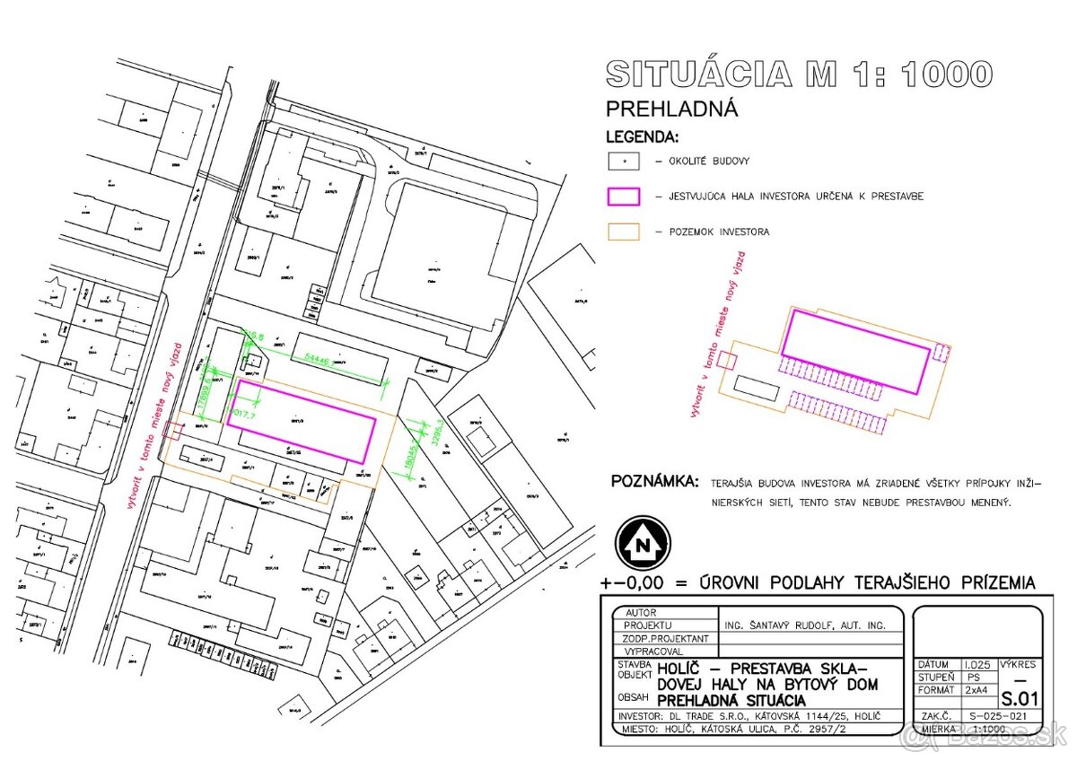 Prestavba výrobnej haly na bytový dom - 2
